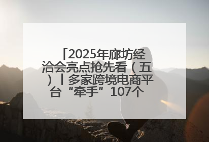 2025年廊坊经洽会亮点抢先看（五）丨多家跨境电商平台“牵手”107个特色产业集群