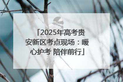 2025年高考贵安新区考点现场：暖心护考 陪伴前行