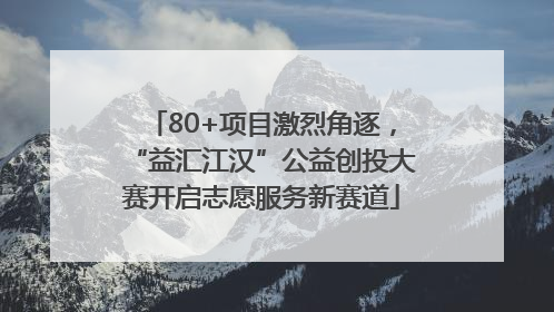 80+项目激烈角逐，“益汇江汉”公益创投大赛开启志愿服务新赛道