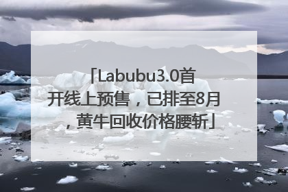 Labubu3.0首开线上预售，已排至8月，黄牛回收价格腰斩